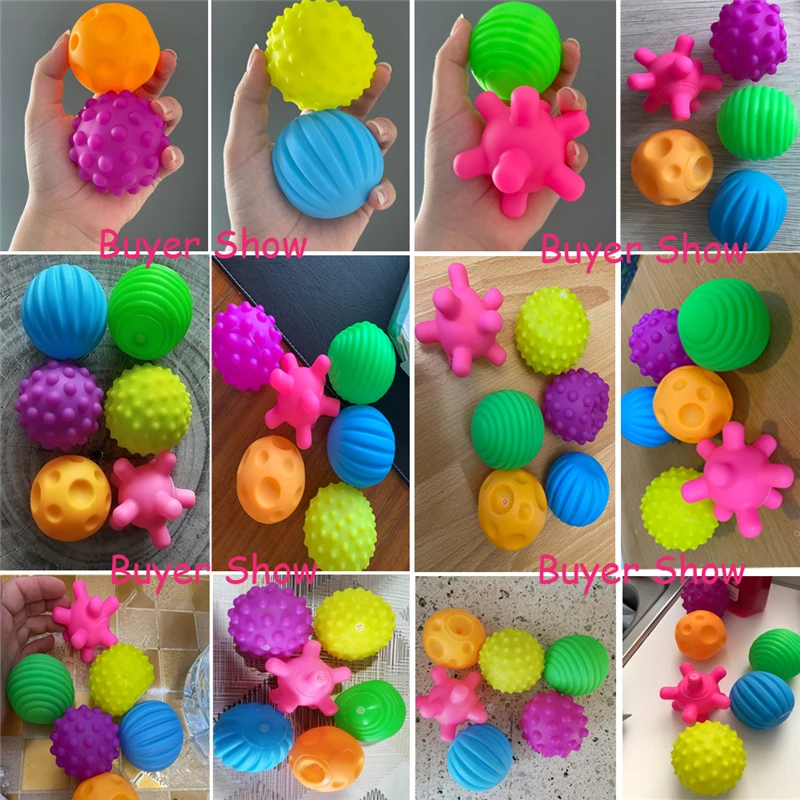 Baby Toy Ball Infant Tactile Senses Children Toys Babies Training Ball Textured Hand Touch Grasp Massage Ball 0 12 Months