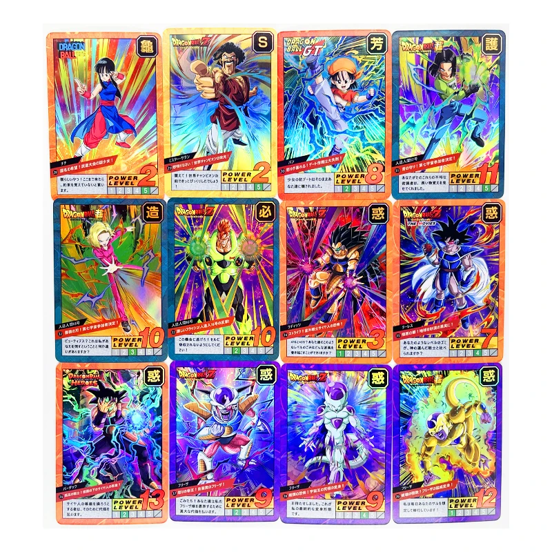 54pcs/set Dragon Ball Z GT Burst No.1 Super Saiyan Heroes Battle Card Ultra Instinct Goku Vegeta Game Collection Cards