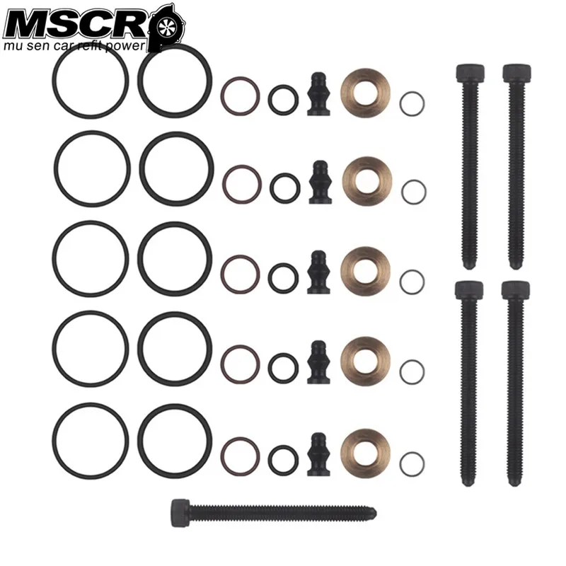 High quality Injector seals kit +5 bolts for VW Touareg 2.5TDI Transporter 2.5TDI AXD BLJ AXE BAC