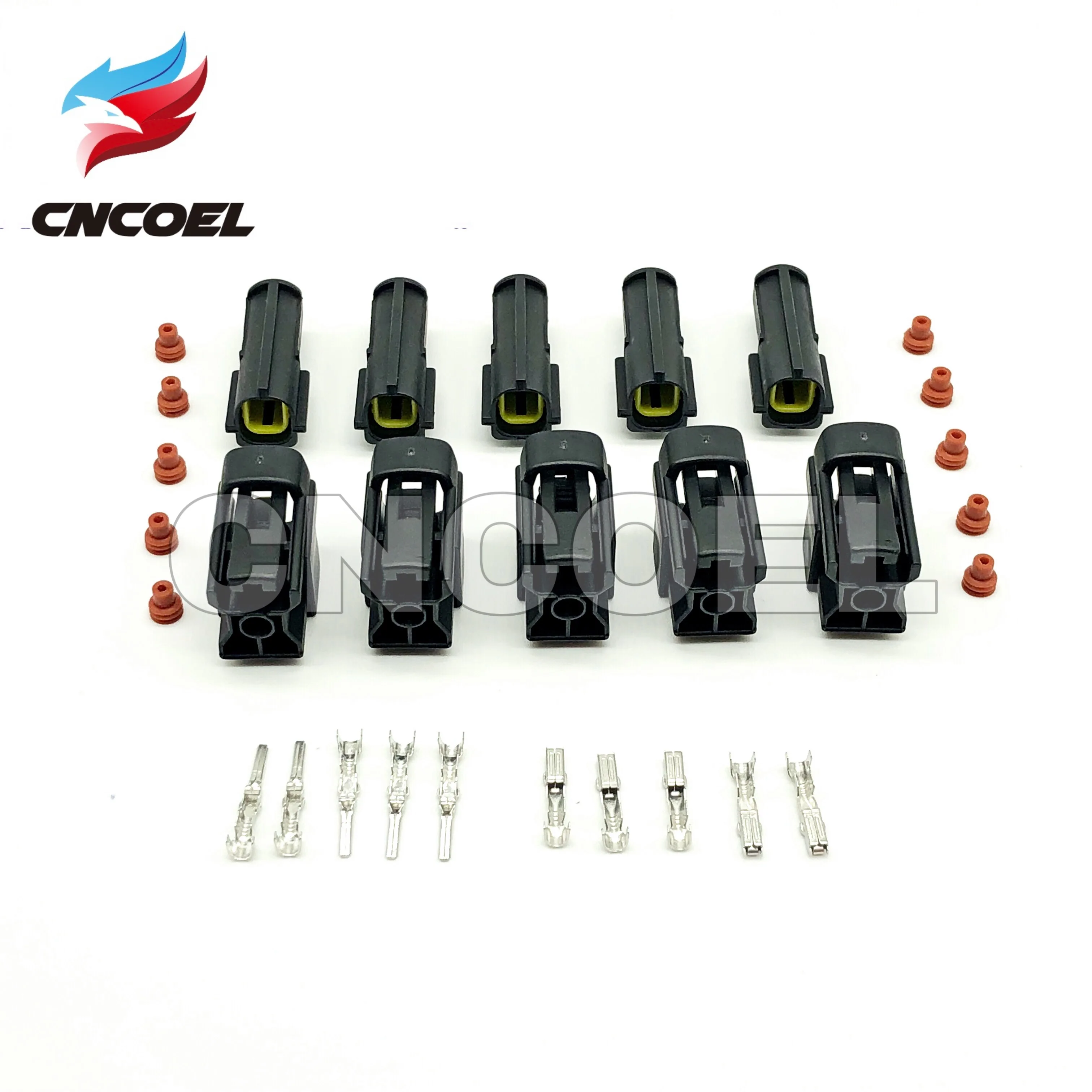 1 Pin 368513-2 881770-1 Female Male Way Waterproof Wire Connector Plug Car Auto Sealed Car Truck Denso Connectors