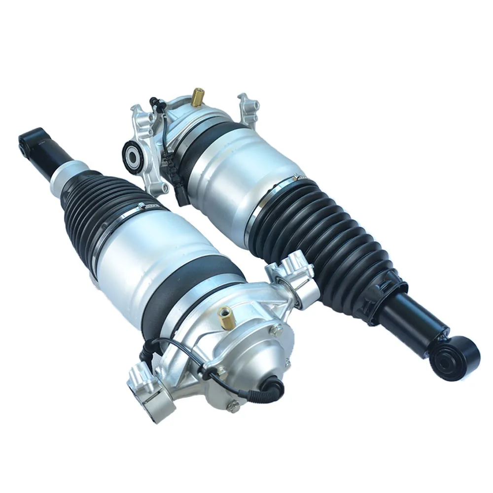 Rear Pair For VW Touareg 2011-2018 Porsche Cayenne II 2010- Air Suspension Shock Struts 7P6616019K 7P6616020K