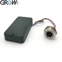 GROW K236-A+R503 Admin/User Fingerprint DC6V 4*AAA Battery Case With Fingerprint Control Board For Door Access Control System
