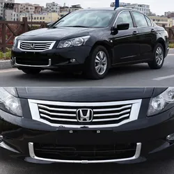 For Honda Accord 2008 09 10 11 12 Grill Grille Trim Cover Trim Car Styling Chromed Car-styling