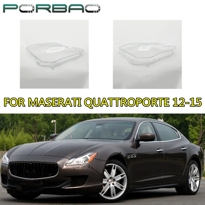 

Headlight Lens Cover For MASERATI 2012 2013 2014 2015 Headlamp Clear Auto Shell Cover Replacement Car Accessories DIY