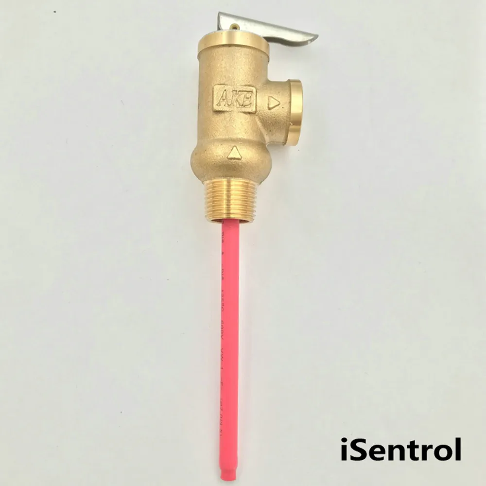 

90 Celsius TP safety valve WYA-15 Dn15 G1/2" temperature and pressure safety valve