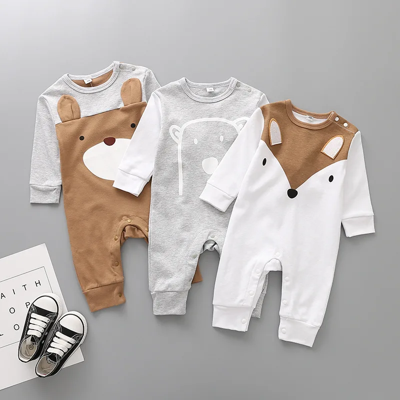 Vêtements d\'automne et d\'hiver pour bébés garçons et filles, barboteuses pour nouveau-nés, combinaison de Noël, costume de bébé de 0 à 2 ans