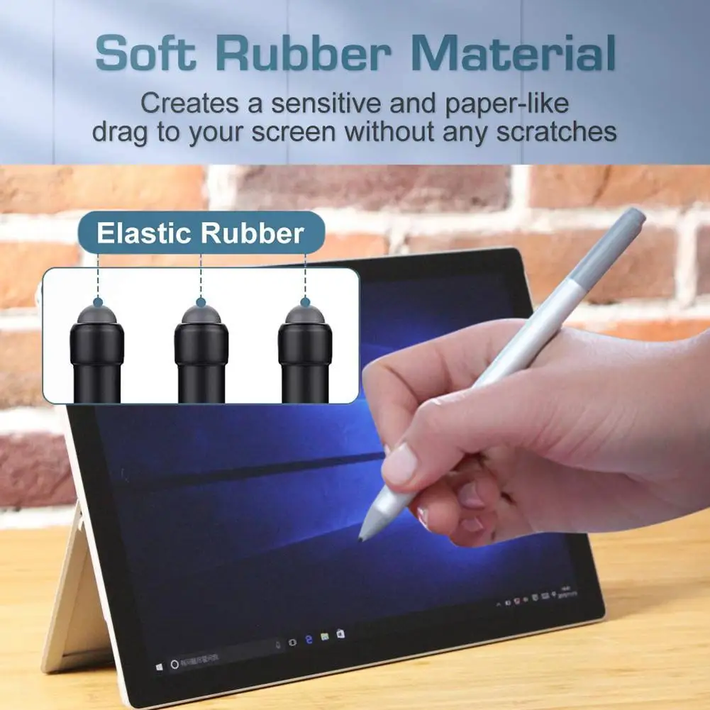 2020 New Pen Refill Sensitive Fine Rubber Nib for Surface Pro4/5/6/7
