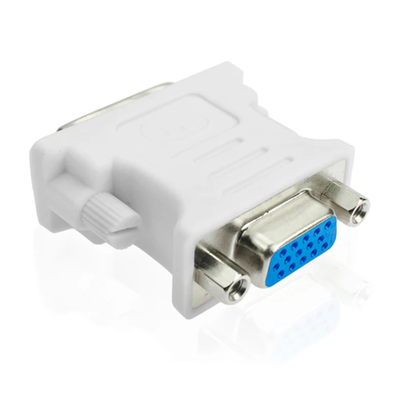 1080P DVI i 24+5 to VGA Cable Male Female Converter Video Adapter Switch Connector for HDTV PC Projector Monitor Display