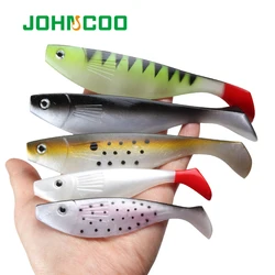JOHNCOO Soft Fishing Lure 6pcs /110mm 4pcs /150mm Teeze Pro Shad Lure Berserk Sea Fishing Bass Pike Zander Soft Baits