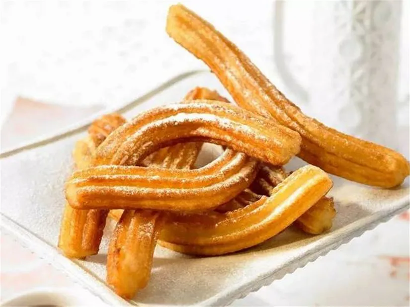 2L Manual Spanish Churros Machine Stainless Steel Horizontal Commercial Churros Making Equipment