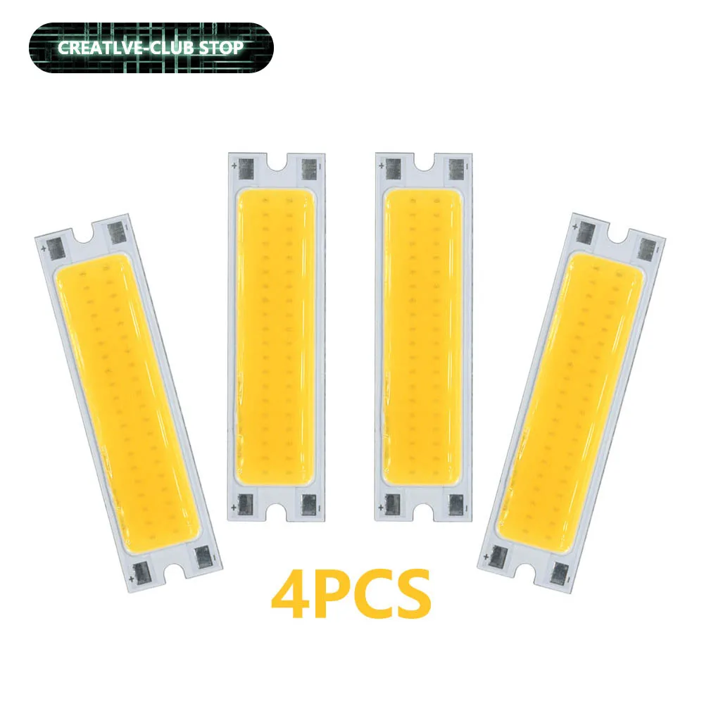 

4pcs 300mA COB LED Light Chips Light With Light-emitting LEDs Diodes 10W DC30-32V 1200LM Suitable For Wall Lamp Floodlight Spotl