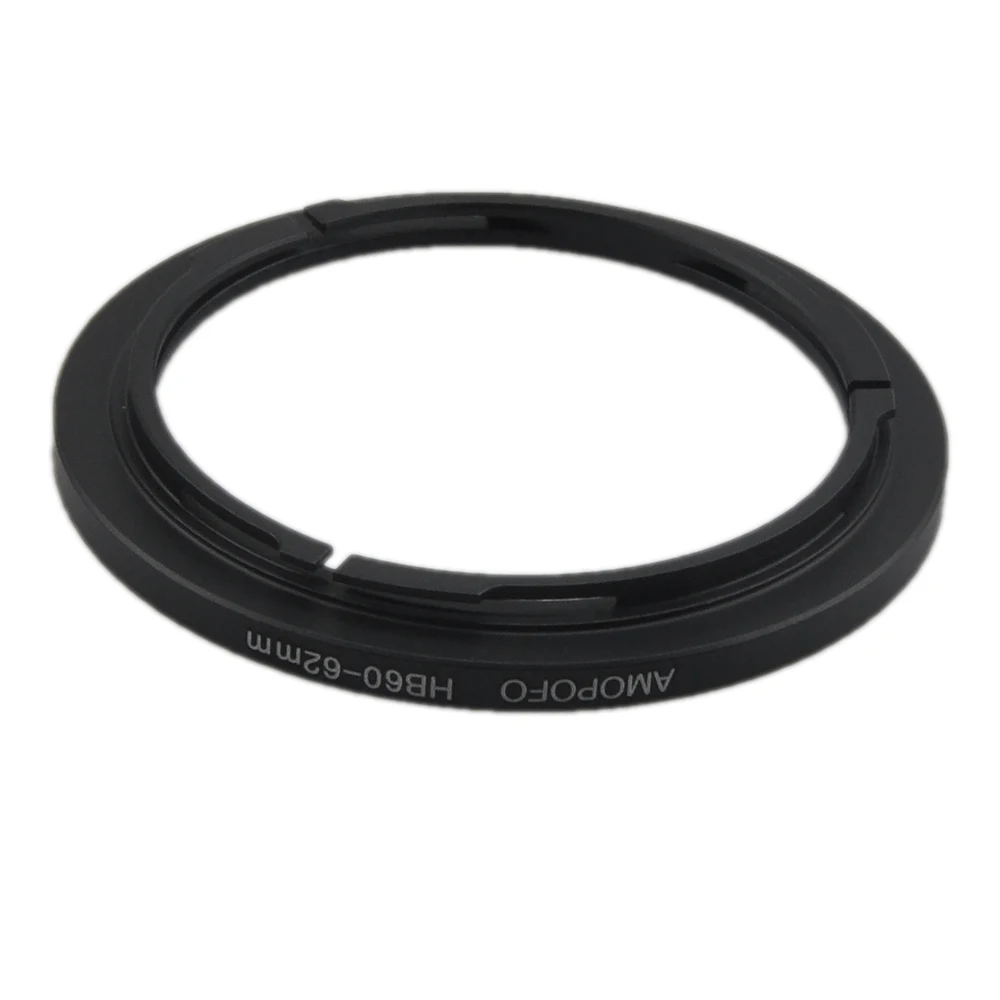 Molde para lentes e filtros de parafusos unissex, anel adaptador de 60 a 62mm