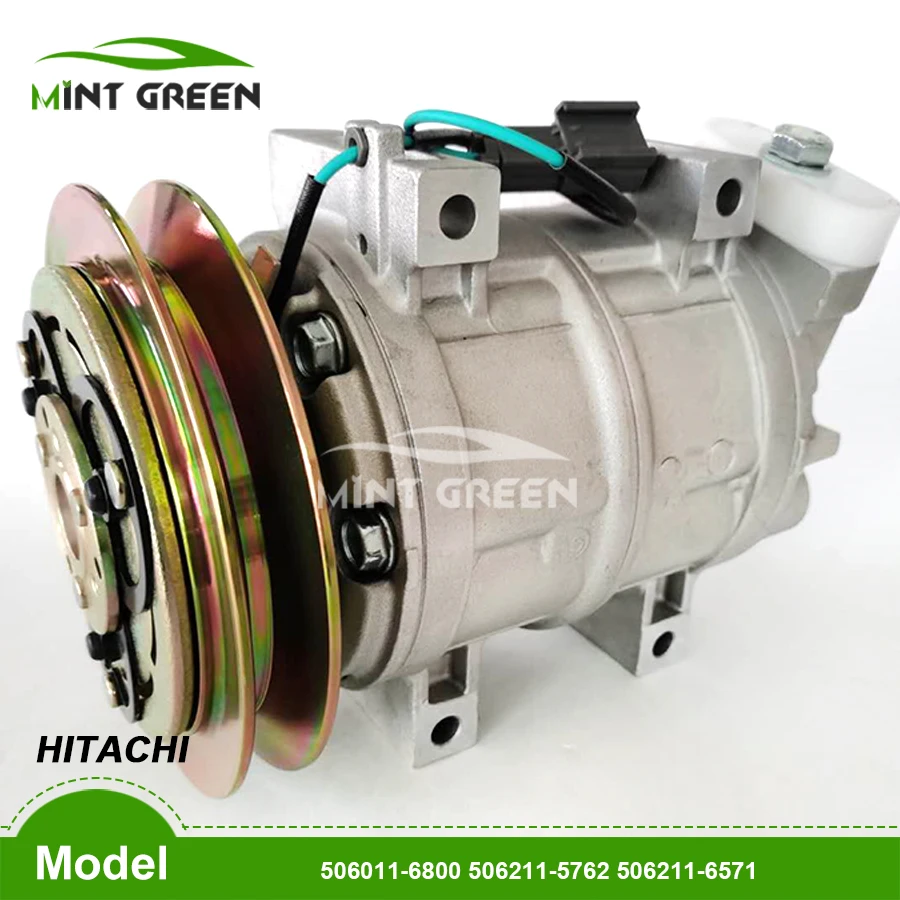 Dks15ch Ac Compressor Voor Hitachi Kenki Komatsu Graafmachines 506011-6800 506211-5762 506211-6571 506011-7441