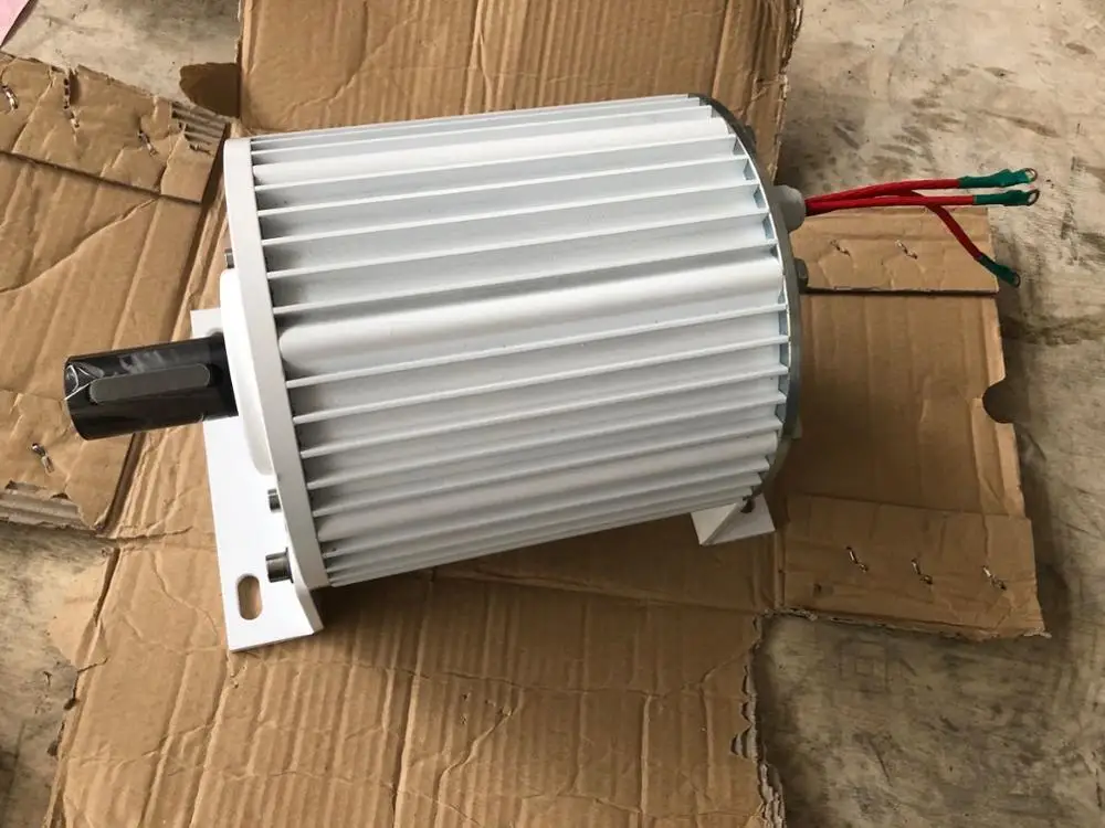 Low Rpm 2KW PMG With DC Rectifier Permanent Magnet Generator Low Speed Alternator