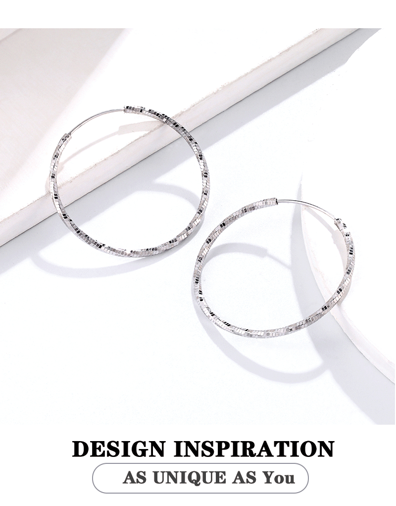 Somi Lia Neue Kollektion 100% 925 Sterling Silber Farbige Leuchtende Klare CZ Kreisförmige Creolen für Damen Mode-Ohrringe Schmuck – Detail 4