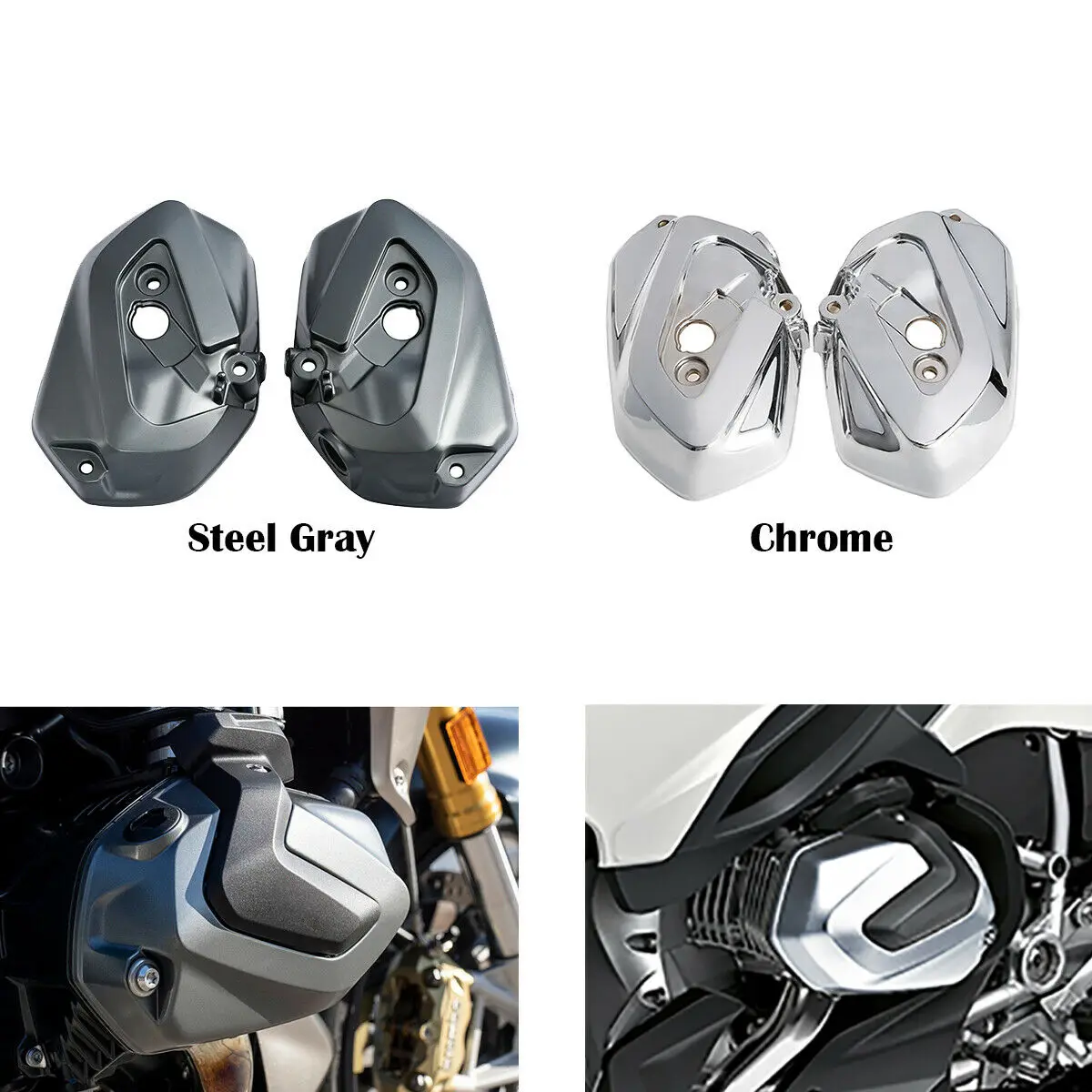 Motorcycle Left/Right Cylinder Head Cover For BMW R1250RT 2019 R1250GS Adventure 2020 2021 2022 2023 2024