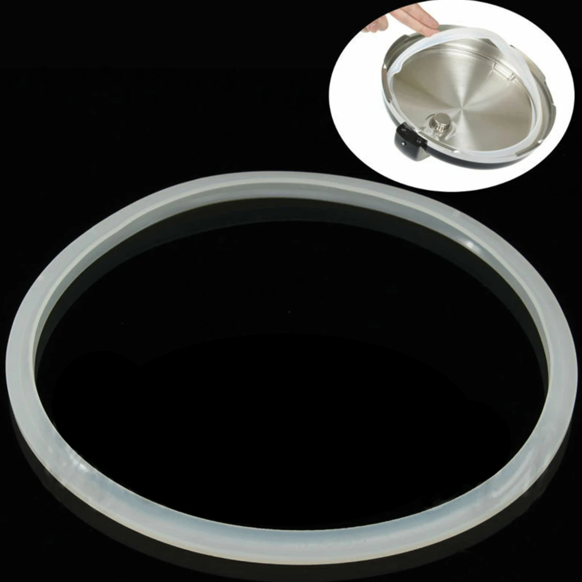 25 27 29 31 33 35cm Diameter Silicone Gasket Pressure Cooker Sealing Ring Top