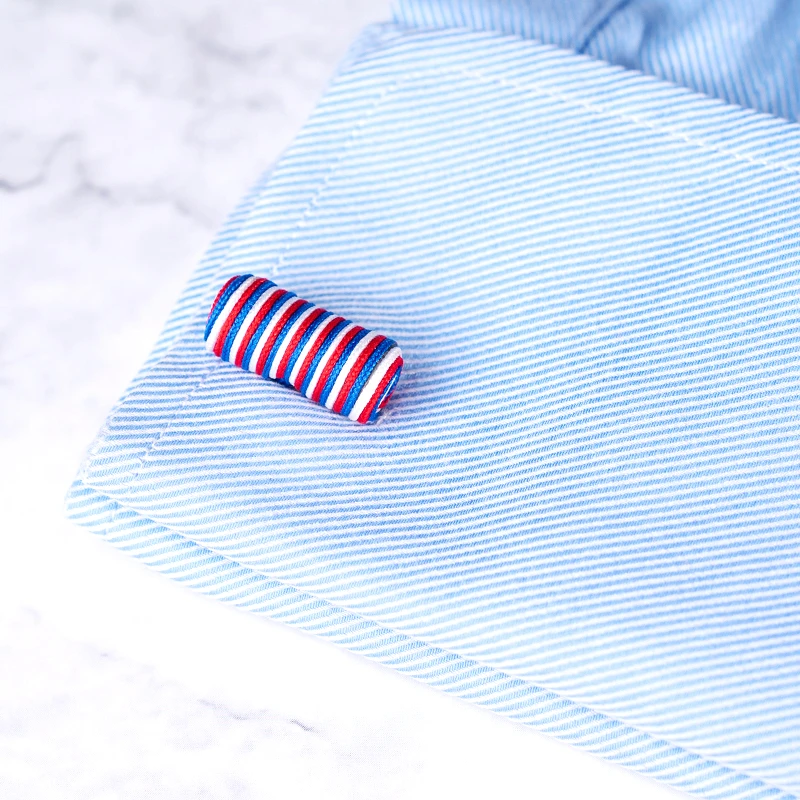 Fashion Silk Knots Cylinder Cufflinks 18 Colors Cuff Button For Men Shirts Hat Shoes Wedding Gifts Business Sewing Decoration