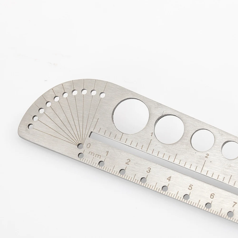 Straight Ruler Clear Scale Angle Meter Stainless Steel student Woodworking Protractor Multifunctional Drawing Ruler