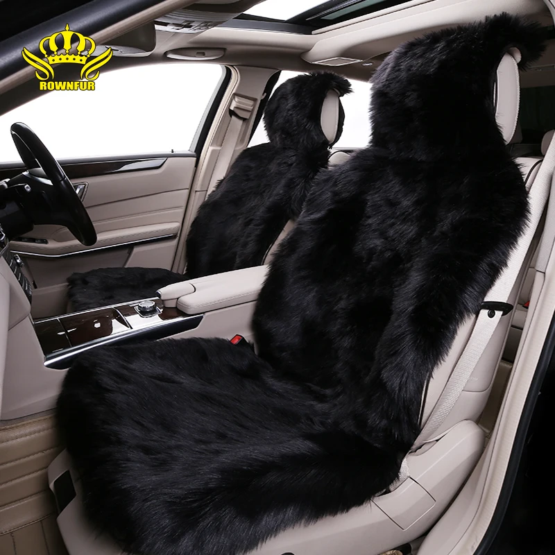 

Artificial fur car seat cover plush seat cushion shawl cape universal Automotive interior Fit for most cars healthy soft warm