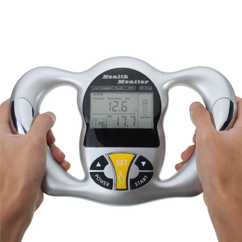 New Arrival Mini Digital LCD Portable Digital Handheld Body Mass Index BMI Meter Health Fat Analyzer Monitor