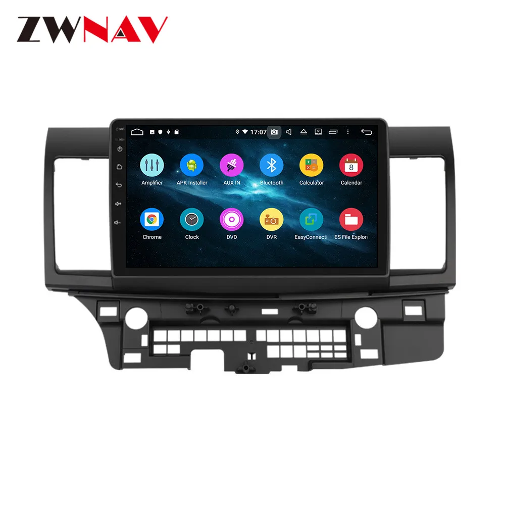 Android 10 4+128G PX6 DSP Carplay Radio Car DVD Player GPS navigation For Mitsubishi Lancer 2007-2015 Head Unit Multimedia