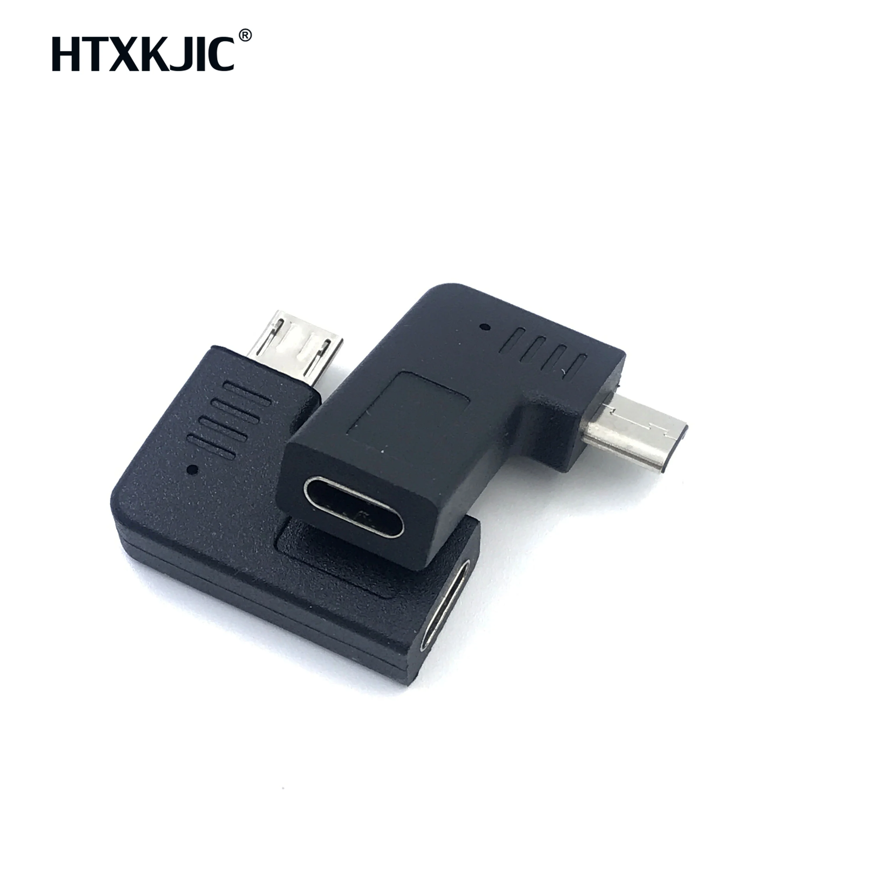 90 degree  angled USB 3.1 Type C Male-To-Female To Micro USB Female OTG USB-C Converter Adapter For Huawei Samsung Xiaomi