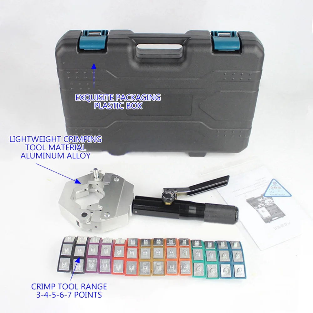 71500 Manual Hydraulic Hose Crimper Crimping Tool Auto A/C Hose Hydra-Crimper Repair Air Condition Hose