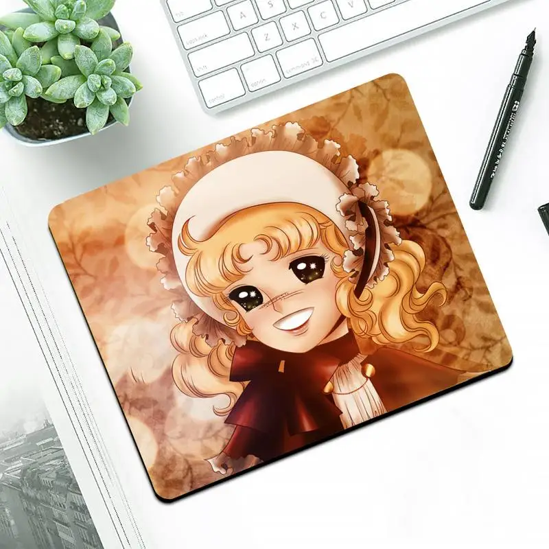 Anime Manga Candy DIY Design Pattern Game mousepad Small Pads Rubber Mouse Mat MousePad Desk Gaming Mousepad Cup Mat