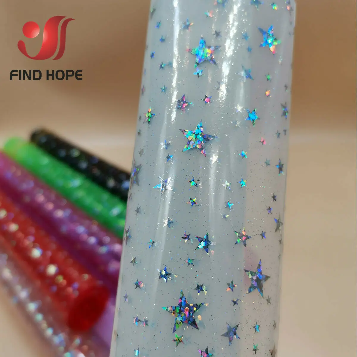 10pcs/pack A4 Holographic Iridescent Sparkle PVC Shiny Star Synthetic Fabric Clear DIY Decorative HandbBages Bows Craft Sheets