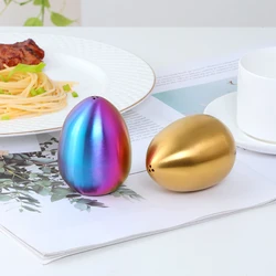 1/2PCS Stainless Steel Food Gold Egg Shaped Salt Pepper Shakers Condiment Storage Bottles Egg Sauce Bottle Kitchen Spice Tools