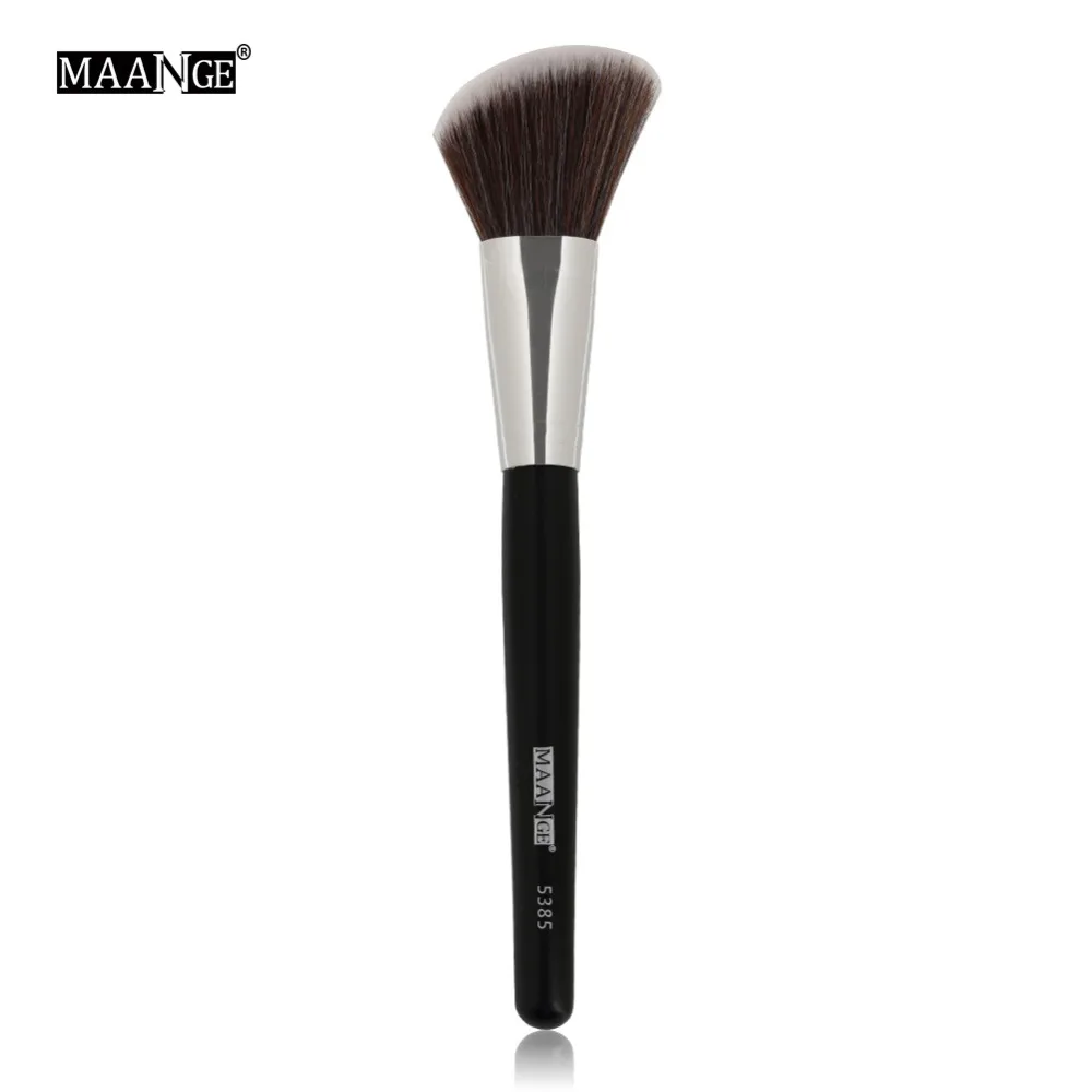 MAANGE 큰 앵글 탑 루즈 파우더 메이크업 브러쉬, 파운데이션 컨투어 블러셔, 얼굴 뺨 화장품, 뷰티 메이크업 브러쉬 도구, 1 개