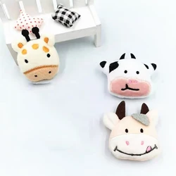 Cute Animal Padded Applique for Children, Cartoon Headwear, Hair Clip Accessories, Garment Accessories, 10 PCs/Lot