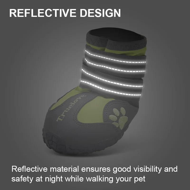 Truelove Waterproof Dog Shoes For Dogs Winter Summer Rain Snow Dog Boots Sneakers Shoes For Big Dogs Husky Outdoor Buty Dla Psa