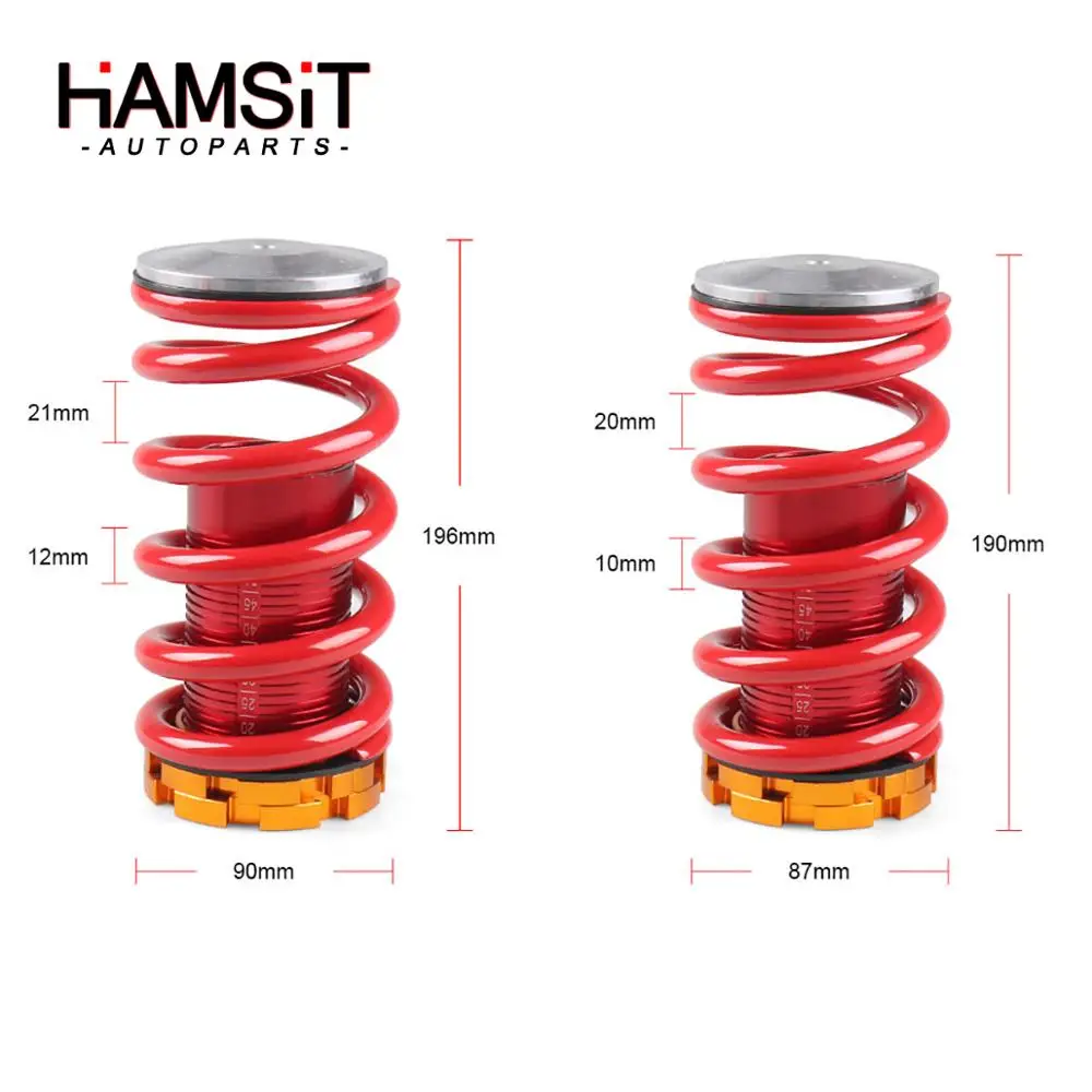 Hamsit  Car modified Coilover Suspension shock absorber twist spring shock absorber for Honda Civic 88-00Honda Civic EG EK