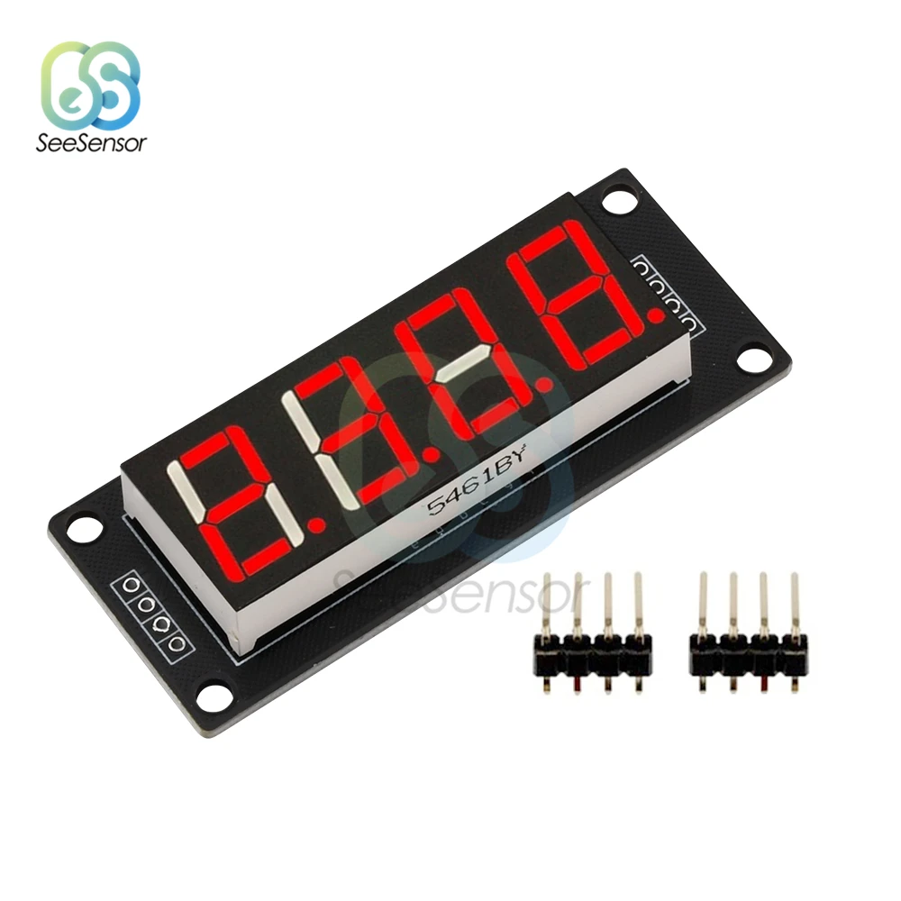 TM1637 modulo Display a LED per Arduino 7 segmenti 4 bit 0.56 pollici scheda modulo orologio digitale a tubo