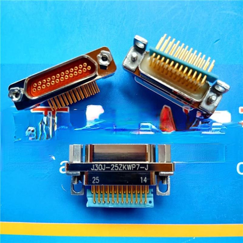 1Pcs Curved Insert Printed Circuit Board 25-pin Socket J30J-25ZKWP7-J J30J-25ZKW-J Complete Specifications