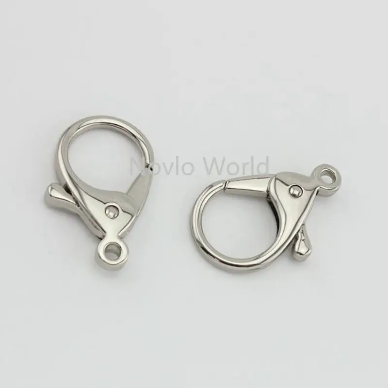 Nolvo World 5-20-100pcs 4 colors 35*20mm metal bags strap buckles lobster clasp collar carabiner clasps clips