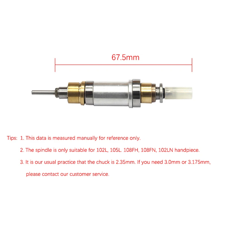 SRTONG 105L cepillo husillo de teléfono móvil laboratorio dental mini piezas de mango 45000rpm