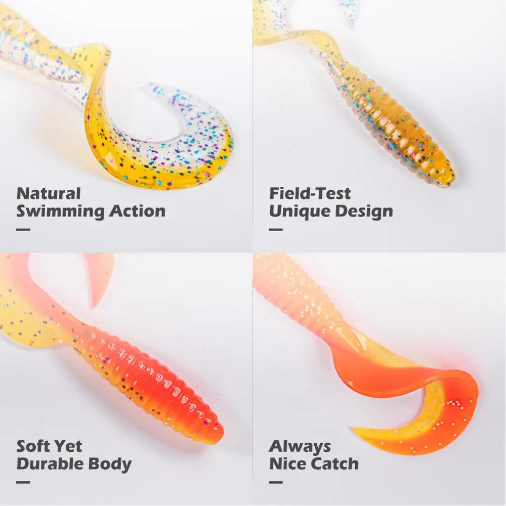 Noeby-Soft Silicone Lure Wobblers, Artificial Bait for Carp Fishing, Pike, Trout, 65mm, 3.6g, 85mm, 7g