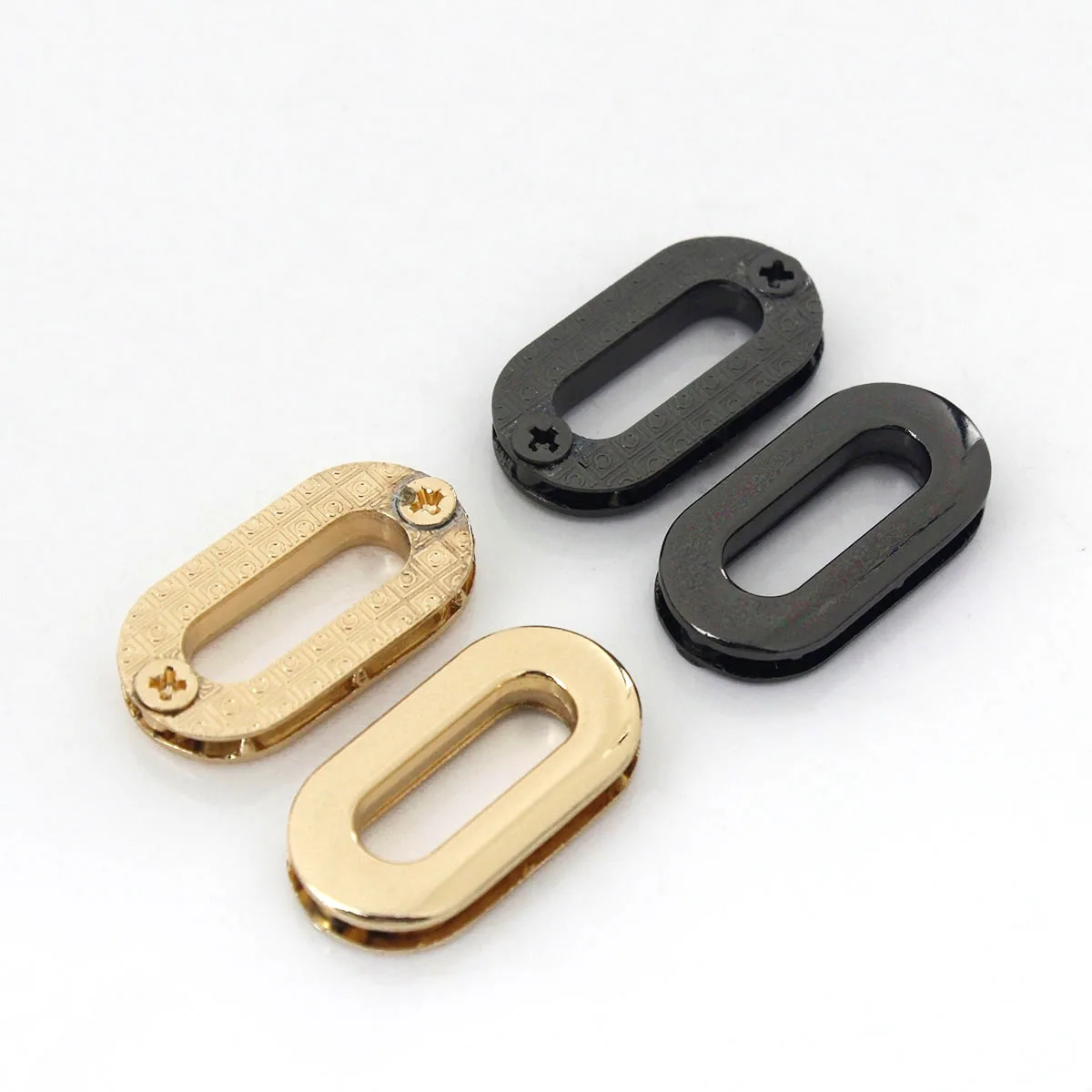 2pcs Metal Oval Screw Back Eyelets With Washer Grommets Leather Craft Accessory for Bag Garment Shoe Clothes Jeans Decoration