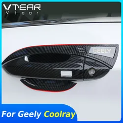 Vtear For Geely Coolray sx11 BelGee X50 exterior handle frame trim Car door handle bowl chrome styling cover accessories parts