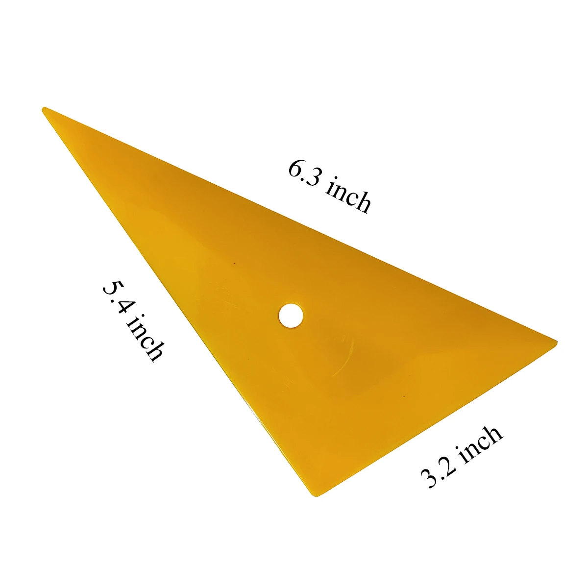 Raspador de triángulo plateado para reparación de esquinas de vinilo, papel tapiz, pegatina de coche, escurridor de tintado de ventana, herramientas