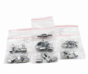 7values X 5pcs hc-49s DIP Crystal Oscillator electronic Kit resonator ceramic quartz resonator  32.768K 6 8 10 12 11.0592 16MHZ