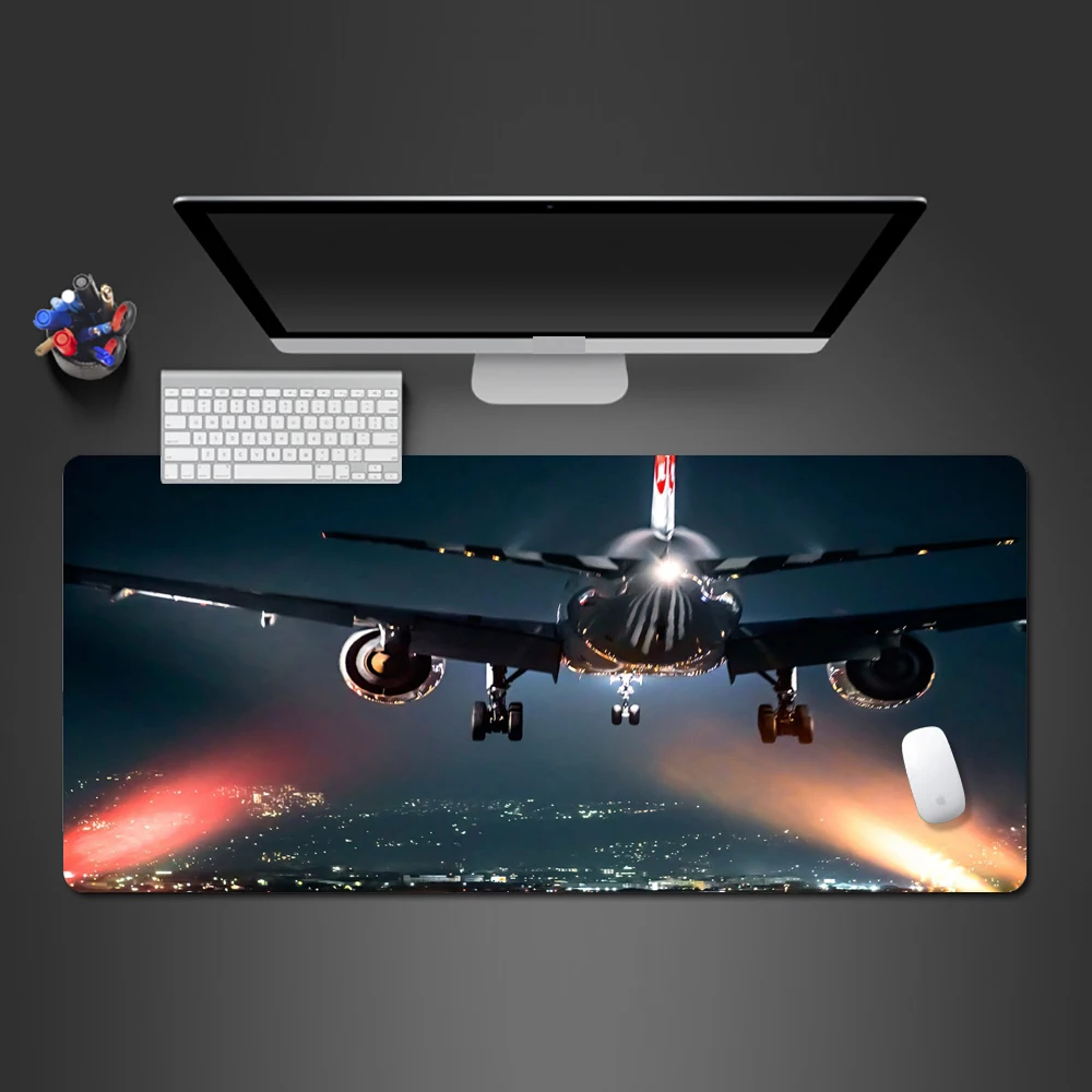 Beautiful Plane Mouse Pad Game Players Rubber Mousepad PC Game Mousepad Large Quality Mouse Pad Best Selling Christmas Gifts