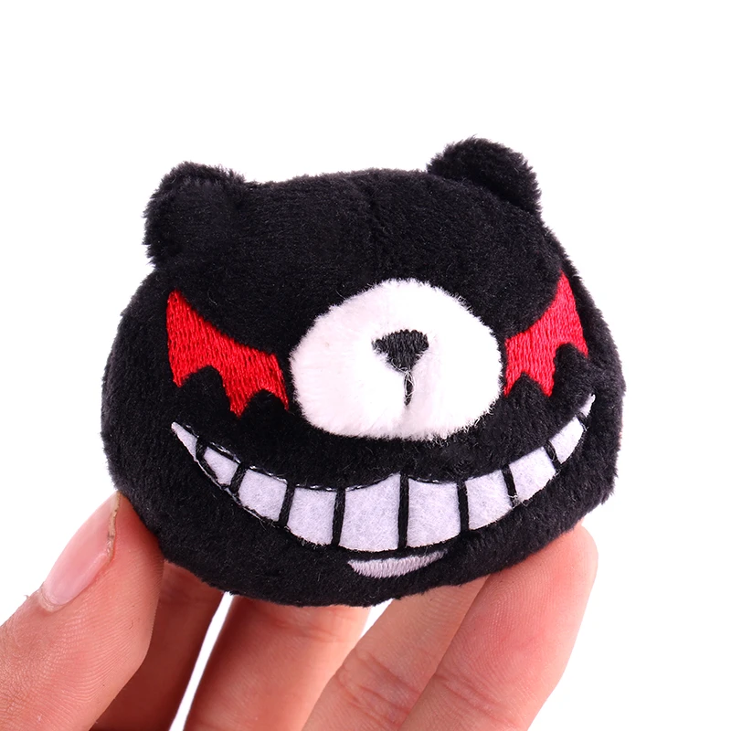 อะนิเมะ Danganronpa คลิป Plush ของเล่น Hairpin Props Enoshima Junko Monokuma Bear Girl Kawaii คอสเพลย์ Headwear