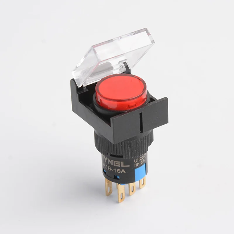 16button protective cover switch button accessories accessories button dust cover opening 16mm