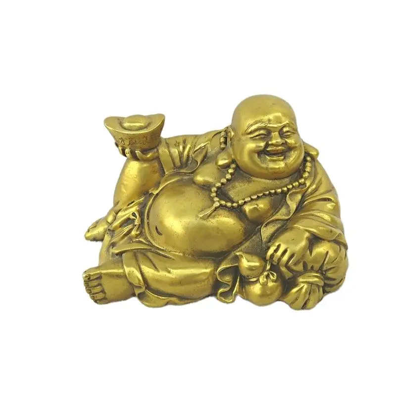 Seiko Lucky Buddha Maitreya Copper Bronze Bonanza Smiling Buddha Feng Shui Gifts Home Jushi