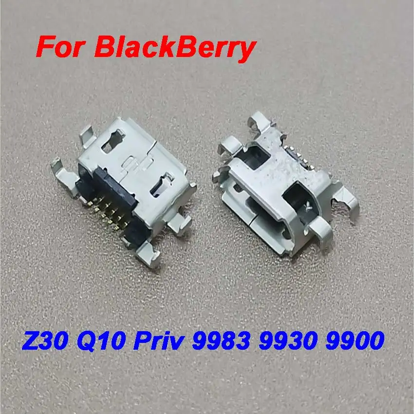 

3 10Pcs For BlackBerry Z30 Q10 Priv 9983 9930 9900 Micro Mini USB Charge Charging Port Dock Jack Plug Socket Connector