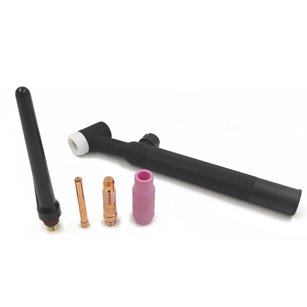 5 stücke TIG Taschenlampe WIG-IMPULSLICHTBOGEN WP17 WP17F Gas Wolfram Arc Schweißen Gun Argon Luftgekühlte Gas Ventil WP17V WP17FV TIG schweißen Fackel – Detail 5